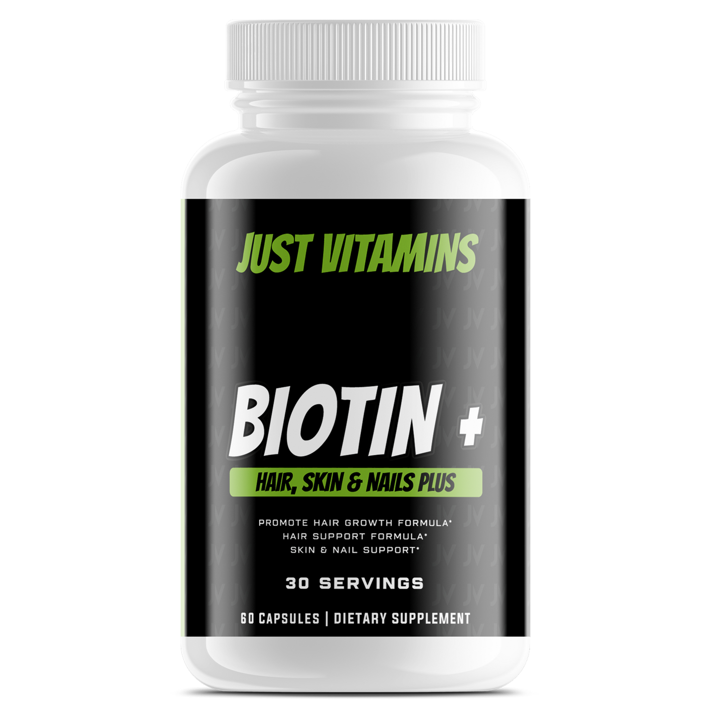 Biotin Tablets from Just Vitamins Transparent Background