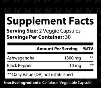 ASHWAGANDHA - Just Vitamins