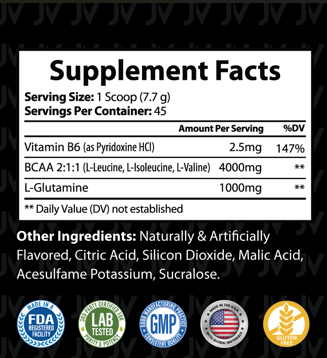 BCAA's (Fruit Punch) - Just Vitamins
