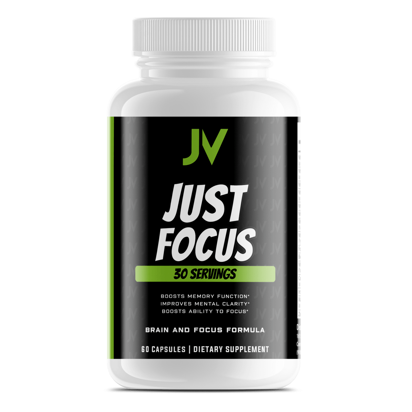 Just Vitamins Memory & Focus Supplements Bottle - Supports Brain Health, Memory, and Focus