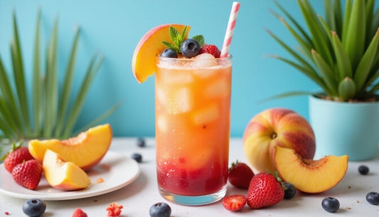 Refreshing Peach Berry Slush: A Cool Summer Treat Recipe!
