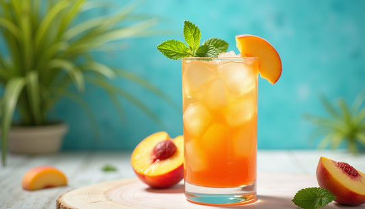 Chill Out with This Irresistible Frozen Peach Mocktail Recipe: A Refreshing Summer Delight!