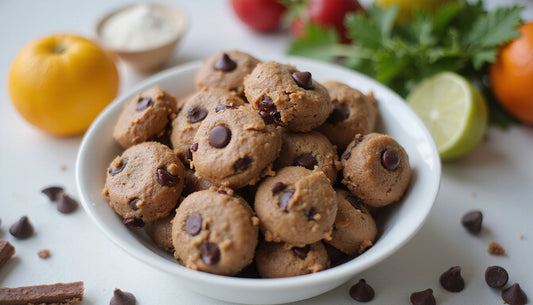 Indulge Guilt-Free: Protein-Packed Chocolate Chip Cookie Dough Loaded with Essential Vitamins!