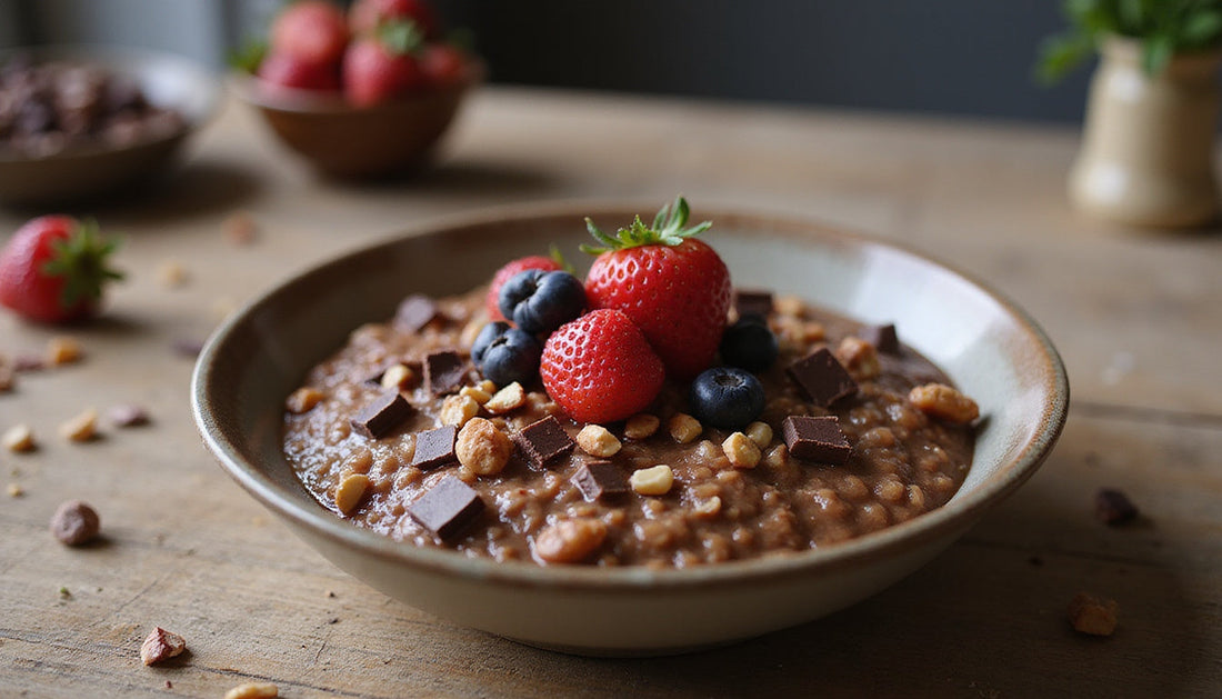 Indulge Guilt-Free: Delicious Double Chocolate Protein Oatmeal Recipe to Fuel Your Day!