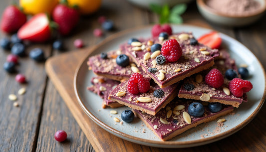 Indulge Guilt-Free: Discover the Nutrient-Packed Protein Bark with 100% Whey and Essential Vitamins!