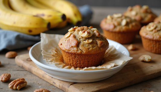 Deliciously Healthy: Flourless Protein-Packed Banana Nut Muffins You’ll Love