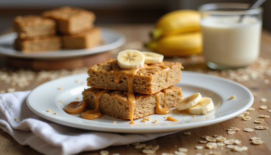 Fuel Your Day: Delicious Peanut Butter Banana Protein Oatmeal Squares Recipe