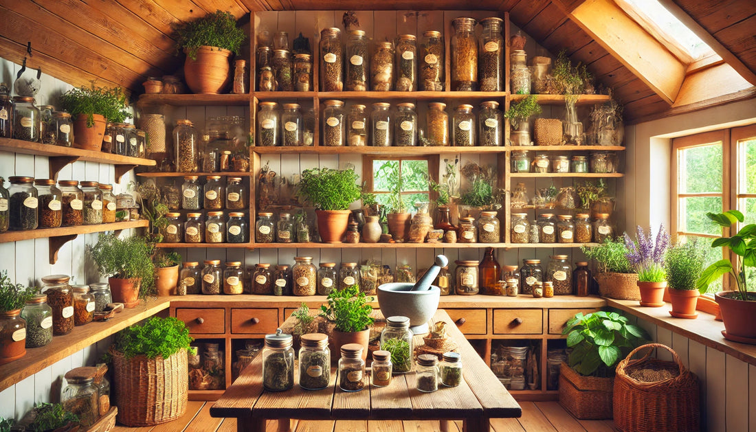 Create an image showing a variety of natural supplements arranged on a table, each one clearly labeled. Include supplements like omega-3 fish oil, magnesium, potassium, garlic extract, CoQ10, and hawt