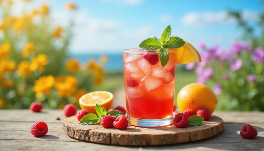 Zesty Raspberry Orange Refresher: A Vibrant Summer Delight