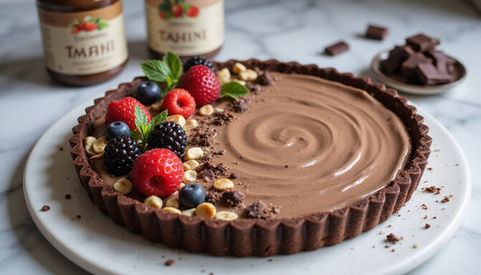 Decadent No-Bake Chocolate Tahini Tart: A Dreamy Dessert Recipe!
